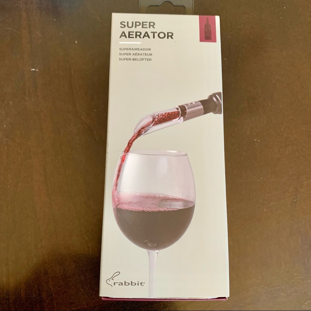 BNIB Rabbit Super Wine Aerator